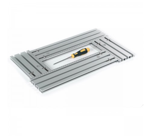 KT RJ200400 Фрезерный шаблон GlobalTOOLS 200х400мм. 2,6кг.