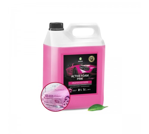 113121 Моющее средство для бесконтактной мойки GRASS Active Foam Pink концентрат 6 кг