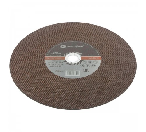 50-640 Диск абразивный Cutop Greatflex Master 400х3,2х32мм