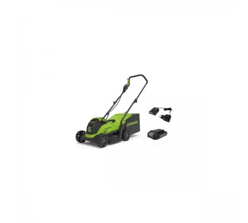 Газонокосилка аккумуляторная Greenworks GD24LM33K4 33см