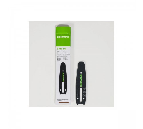 Шина GREENWORKS для цепной пилы 10см 2953307