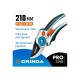 423429 Секатор GRINDA PROLine P-29 210мм плоскостной,усиленная конструкция с рукоятками