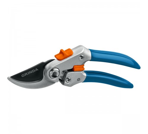 Секатор GRINDA PROLine P-51 200мм плоскостной, с двухкомпонентными рукоятками 423451_z01