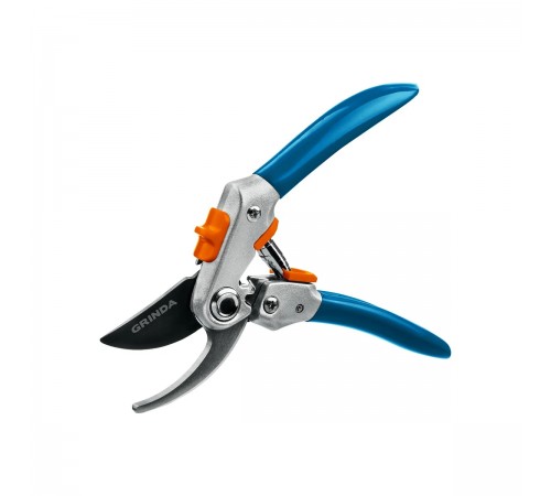 Секатор GRINDA PROLine P-51 200мм плоскостной, с двухкомпонентными рукоятками 423451_z01