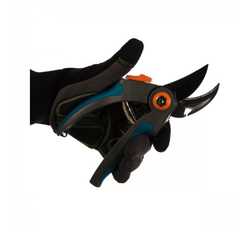 423455 Секатор GRINDA PROLine P-55 205мм плоскостной, с двухкомпонентными рукоятками