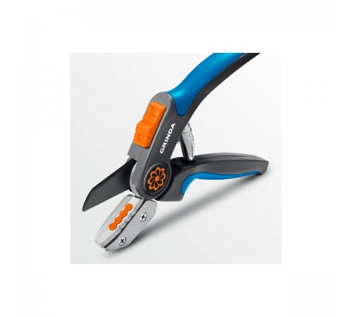 Секатор контактный GRINDA PROLine P-56, 205мм, двухкомпонентные рукоятки, легированная сталь 423456
