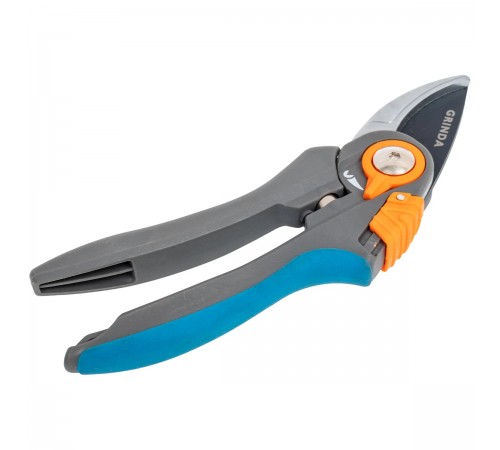 423459 Секатор GRINDA PROLine P-59 210мм плоскостной, с двухкомпонентными рукоятками