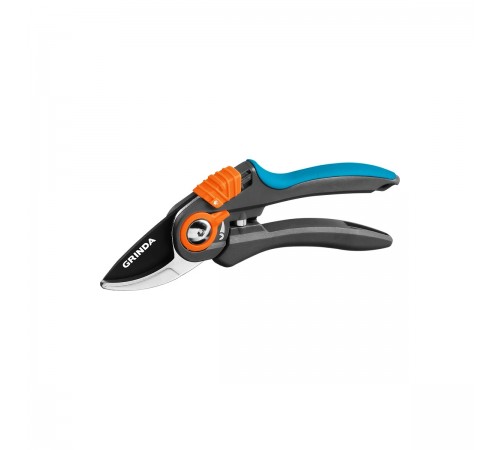 423459 Секатор GRINDA PROLine P-59 210мм плоскостной, с двухкомпонентными рукоятками