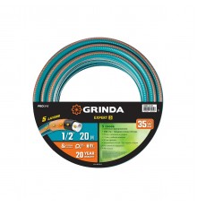 429007-1/2-20 Поливочный шланг GRINDA ProLine EXPERT 5 1/2" 20м,35атм