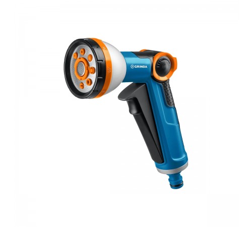 Пистолет поливочный двухком. GRINDA PROLine X-8, 8 режимов, курок спереди 8-427145_z02