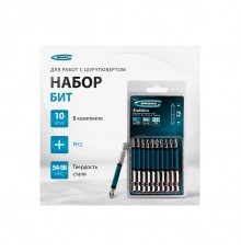 Биты PH2 x70 Gross, сталь S2, круглый профиль 11262