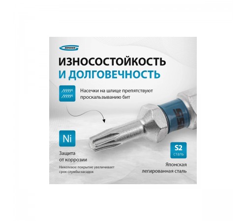 Бита TORX Gross 10х50, сталь S2 11468