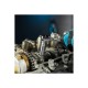 14050 Ключ-трещотка Cross 1/4", CrV, 120 зубьев, цельнометалический, хром