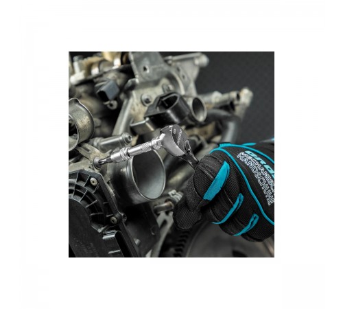 14050 Ключ-трещотка Cross 1/4", CrV, 120 зубьев, цельнометалический, хром