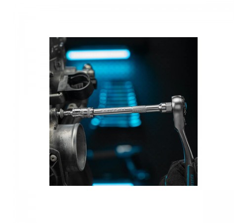 14142 Набор торцевых головок Gross трещотка 120 зубьев, 1/4", CrV, 36 предметов