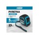 32562 Рулетка Gross Komfortabel 5м*25мм, обрезиненный корпус