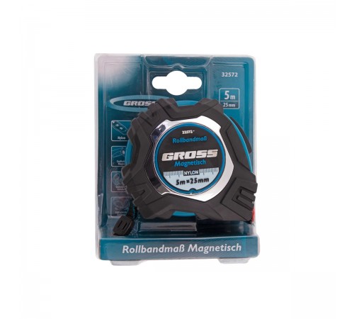 32572 Рулетка Gross Magnetisch 5м х 25мм