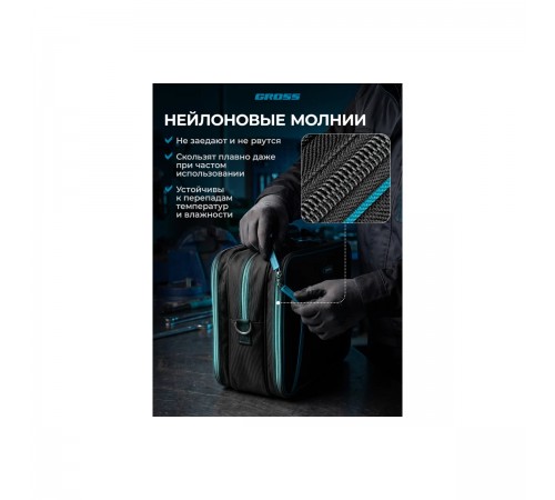 90271 Сумка для инструмента Gross Meister 31 карман,отсек для ноутбука 400х170х300мм