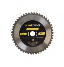Пильный диск Hanskonner по СТАЛИ 255x30мм, 48 зубьев  H9022-255-30-48S
