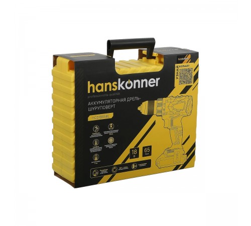 Дрель Hanskonner HCD1865BL