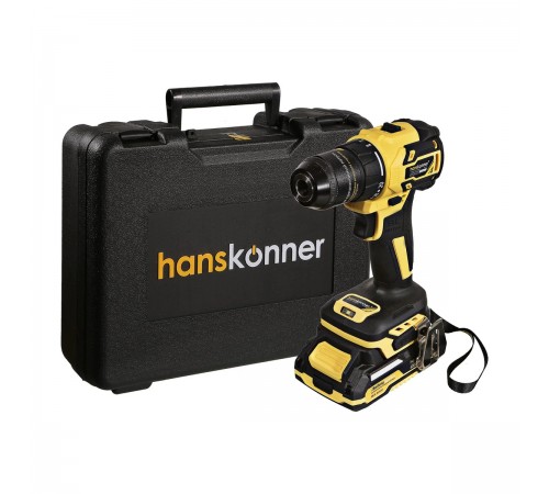 Дрель аккумуляторная Hanskonner HCD2065C