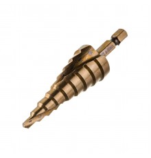 144420 Сверло по металлу шаговое спиральное Hardcore Torsion step 4-20 мм , 9 ступ., P6M5