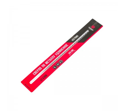 435-777-04300 Сверло по металлу длинное HEADROCK HSS L300 D4