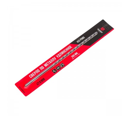 435-777-06300 Сверло по металлу длинное HEADROCK HSS L300 D6