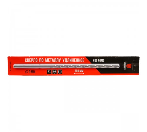 435-777-09300 Сверло по металлу длинное HEADROCK HSS L300 D9