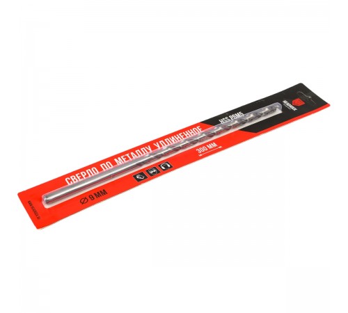 435-777-09300 Сверло по металлу длинное HEADROCK HSS L300 D9