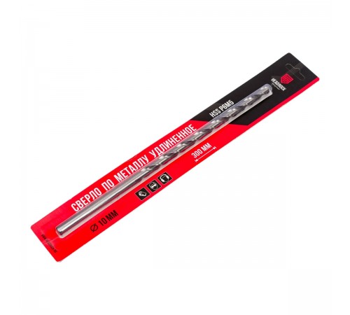 435-777-10300 Сверло по металлу длинное HEADROCK HSS L300 D10