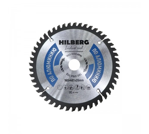 HA160 Диск пильный Hilberg Industrial Алюминий 160х48T*20мм