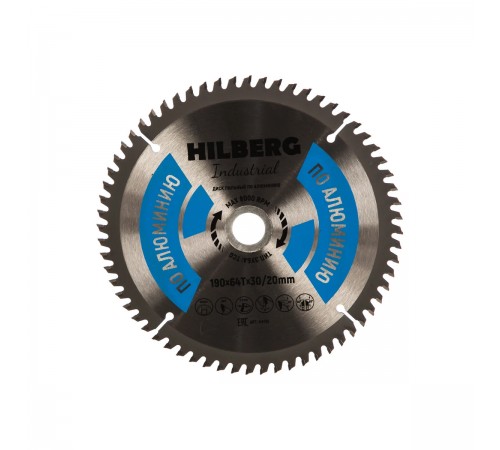 HA190 Диск пильный Hilberg Industrial Алюминий 190х64T*30/20мм
