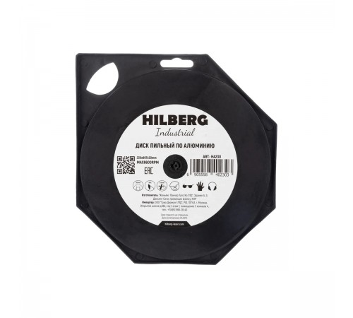 HA230 Диск пильный Hilberg Industrial Алюминий 230х80T*30мм