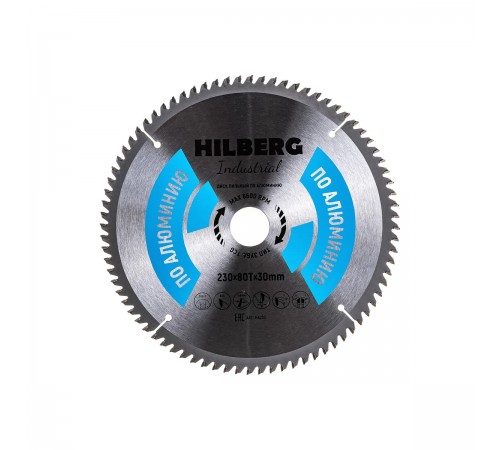 HA230 Диск пильный Hilberg Industrial Алюминий 230х80T*30мм