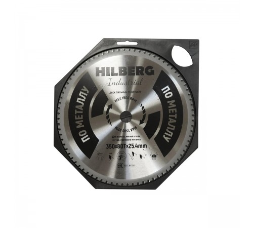 HF350 Диск пильный Hilberg Industrial Металл 350х80T*25,4мм