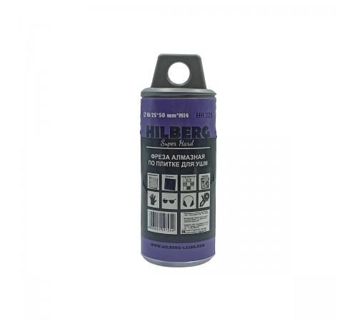 HH325 Фреза алмазная по плитке Hilberg Super Hard M14 10х25мм