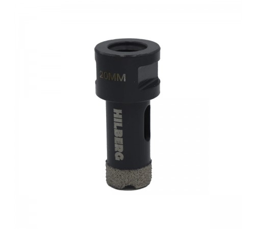 Коронка алмазная Hilberg HH620 Super Hard M14 с техническим воском 20мм