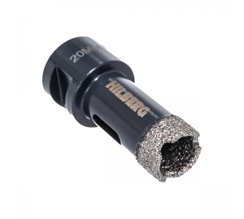 Коронка алмазная Hilberg HH620 Super Hard M14 с техническим воском 20мм