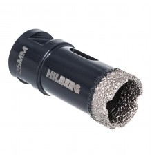 Коронка алмазная Hilberg HH625 Super Hard M14 с техническим воском 25мм