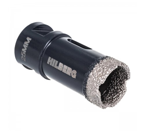 Коронка алмазная Hilberg HH625 Super Hard M14 с техническим воском 25мм
