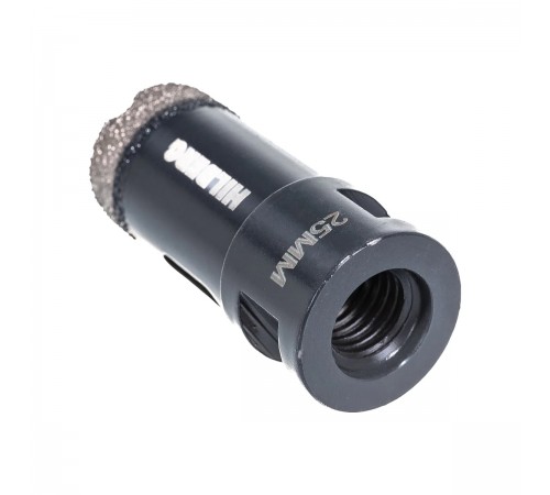 Коронка алмазная Hilberg HH625 Super Hard M14 с техническим воском 25мм