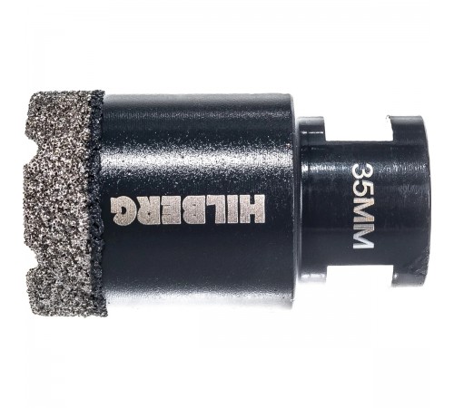 Коронка алмазная Hilberg HH635 Super Hard M14 с техническим воском 35мм