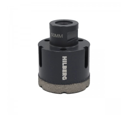 Коронка алмазная Hilberg HH650 Super Hard M14 50мм с техническим воском