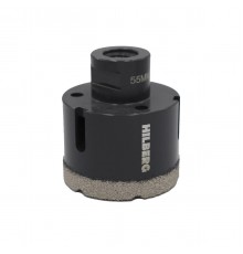 Коронка алмазная Hilberg HH655 Super Hard M14 55мм с техническим воском