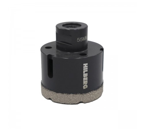 Коронка алмазная Hilberg HH655 Super Hard M14 55мм с техническим воском