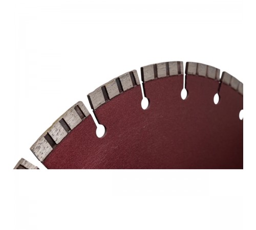 Диск алмазный HILBERG HI808 отрезной TURBO SEGMENT Industrial Hard 350x10*25.4мм