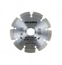 Диск алмазный HILBERG HM102 отрезной Hard Materials Лазер 125х10х22,23 мм