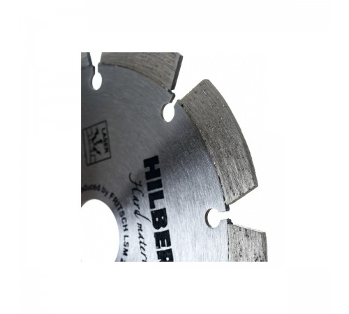 Диск алмазный HILBERG HM102 отрезной Hard Materials Лазер 125х10х22,23 мм