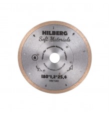 Диск алмазный HILBERG HM540 сплошной Hyper Thin 180х25,4x1,2 мм